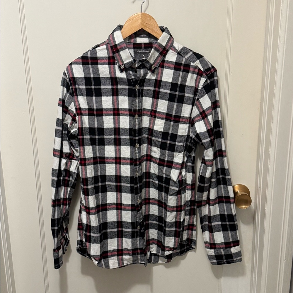 Eddie Bauer Flannel Shirt, Size S